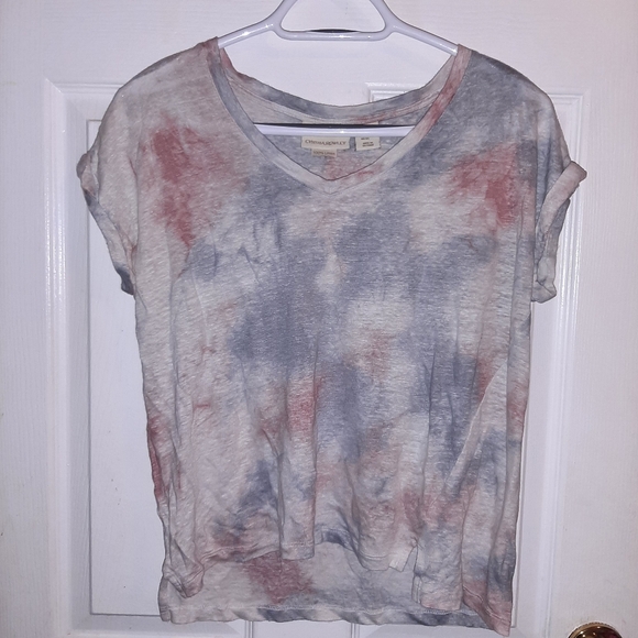 Cynthia Rowley Linen Tee - Picture 1 of 2